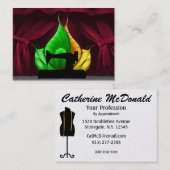 Carte De Visite Couture / Mode / Maîtrise - SRF (Devant / Derrière)
