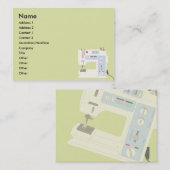 Carte De Visite Couture - potelée (Devant / Derrière)