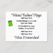 Carte De Visite Couture / Seamstress (Dos)