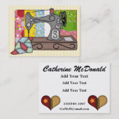 Carte De Visite Couture / Seamstress / Artisanat - SRF (Devant / Derrière)