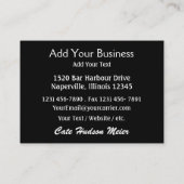 Carte De Visite Couture/Seamstress/Mode - SRF (Dos)