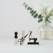 Carte De Visite Couture standard / Mode / Fauteuil (Debout devant)