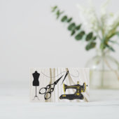 Carte De Visite Couture standard / Mode / Fauteuil (Debout devant)