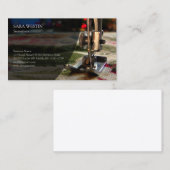 Carte De Visite Couture sur mesure Seamstress (Devant / Derrière)