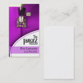 Carte De Visite Couture : Tailleur, couturière, concepteur, (Devant / Derrière)