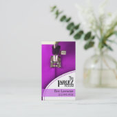 Carte De Visite Couture : Tailleur, couturière, concepteur, (Debout devant)