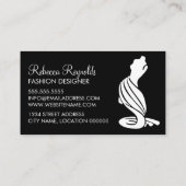 Carte De Visite Couturier (Dos)