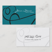 Carte de visite - couturier - remous de fantaisie (Devant / Derrière)