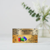 Carte De Visite Couturière (Debout devant)