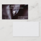 Carte De Visite Couturière, cousant, professionnel de tailleur (Devant / Derrière)