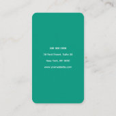 Carte De Visite Couturière sur mesure & retoucheuse (Dos)