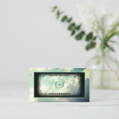 Carte De Visite Couvercle ciel de visée de la caméra Abstraite (Debout devant)