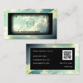 Carte De Visite Couvercle ciel de visée de la caméra Abstraite (Devant / Derrière)