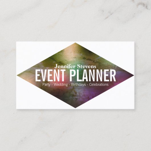 Carte De Visite Couvercle coloré gras géant (Devant)