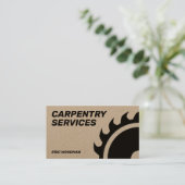 Carte De Visite Couvercle géant à scie circulaire (Debout devant)