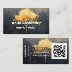 Carte De Visite Couvert de braise Design minimaliste