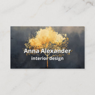 Carte De Visite Couvert de braise Design minimaliste