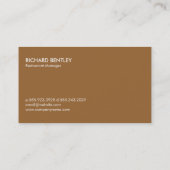 Carte De Visite Couverts (Dos)