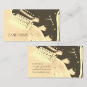 Carte De Visite Couverture artistique de guitare musicale (Devant / Derrière)