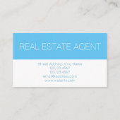 Carte De Visite Couverture audacieuse de demi de fente de ton de (Dos)