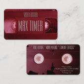 Carte De Visite Couverture de cassette vidéo de cassette de VHS (Devant / Derrière)