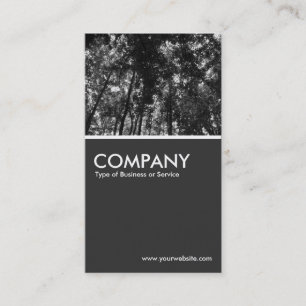 Carte De Visite Couverture de forêt BW - 80 pièces Gris