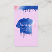 Carte De Visite Couverture de lavage Vêtements Lilac (Dos)