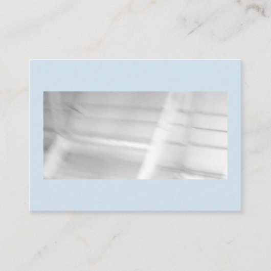 Carte De Visite Couverture de neige (Devant)