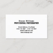 Carte De Visite Couverture de photo de plage d'océan (Dos)