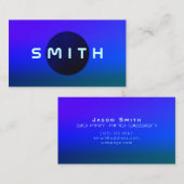 Carte De Visite Couverture de planète de l'espace d'ombre (Devant / Derrière)