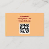 Carte De Visite Couverture drôle des textes de calembour (Dos)