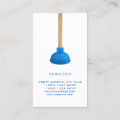 Carte De Visite Couverture drôle professionnelle d'image de détail (Dos)