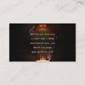 Carte De Visite Couverture électrique de l'image de l'ampoule (Dos)