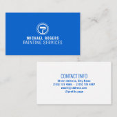 Carte De Visite Couverture élégante professionnelle de logo de (Devant / Derrière)