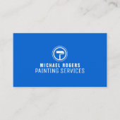 Carte De Visite Couverture élégante professionnelle de logo de (Devant)