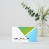 Carte De Visite Couverture moderne de l'espace de fente de (Debout devant)