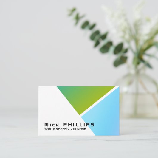 Carte De Visite Couverture moderne de l'espace de fente de (Debout devant)