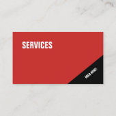 Carte De Visite Couverture moderne de style de batterie (Dos)