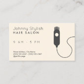 Carte De Visite Couverture moderne de vecteur de trimmer de (Devant)