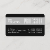Carte De Visite Couverture professionnelle minimale moderne de (Devant)