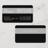 Carte De Visite Couverture professionnelle minimale moderne de (Devant / Derrière)