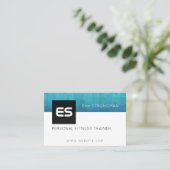 Carte De Visite Couverture sociale moderne de style de médias (Debout devant)