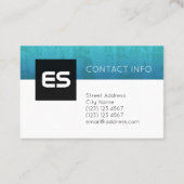 Carte De Visite Couverture sociale moderne de style de médias (Dos)