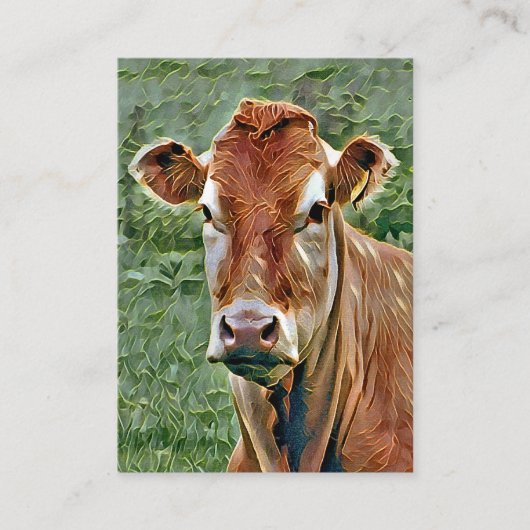 Carte De Visite COW Cute (Devant)