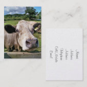 Carte De Visite COW Cute (Devant / Derrière)
