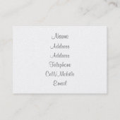 Carte De Visite COW Cute (Dos)