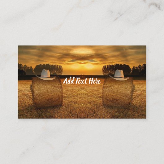 Carte De Visite Cowboy (Devant)