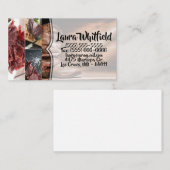 Carte de visite Cowboy Bottes Barn Wood Rustic Cou (Devant / Derrière)