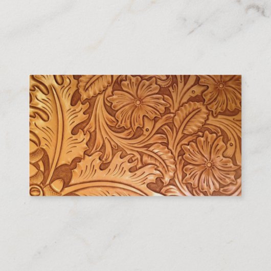 Carte De Visite cowboy rustique de l'ouest (Dos)