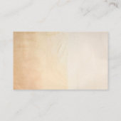 Carte De Visite Cowboy Silhouette Cheval Fournitures d'entraînemen (Dos)